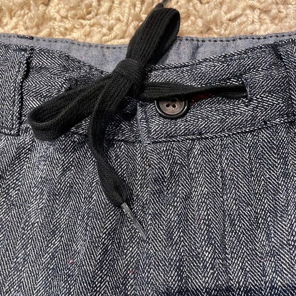 MENS PACSUN BULLHEAD DENIM TIE SHORTS - Picture 2 of 5
